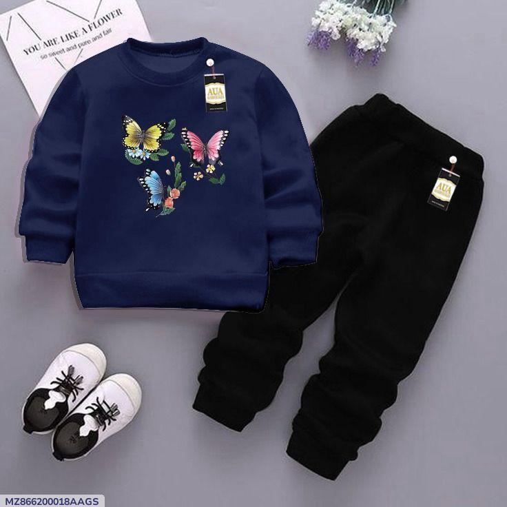 2 Pcs Boy's Fleece Printed sweatshirt For Kids