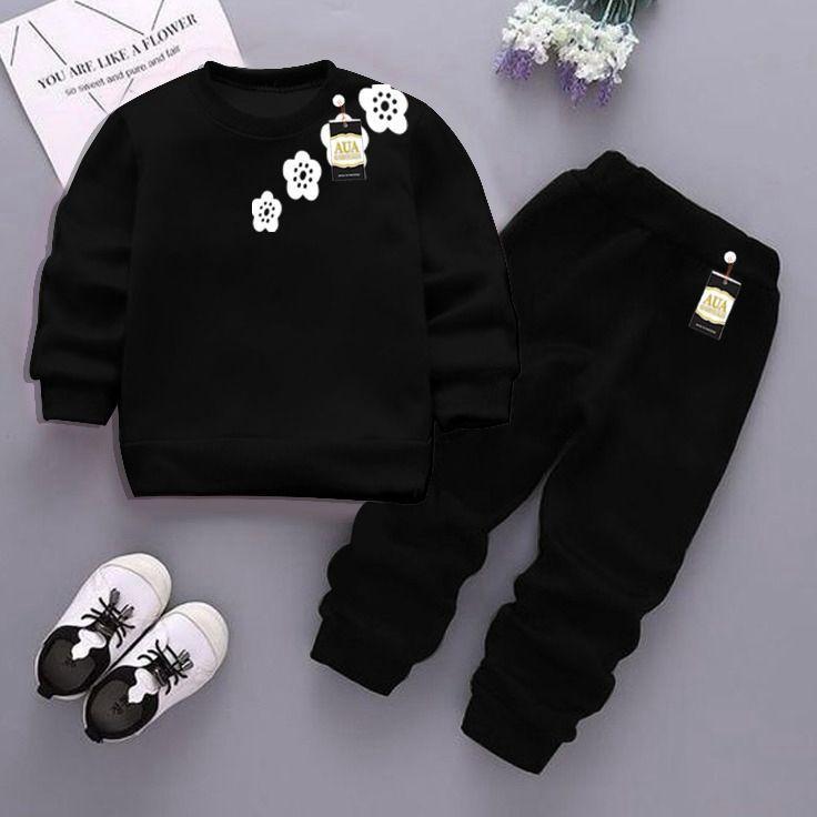 2 Pcs Boy's Fleece Printed sweatshirt For Kids